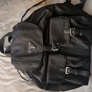 Black Prada Nylon Backpack